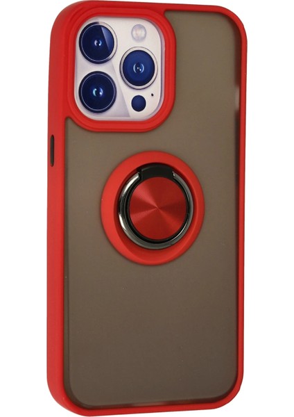 iPhone 15 Pro Max Kılıf Yüzüklü ve Transparan Buğulu Şık Frosta Premium Silikon Kapak modelleri