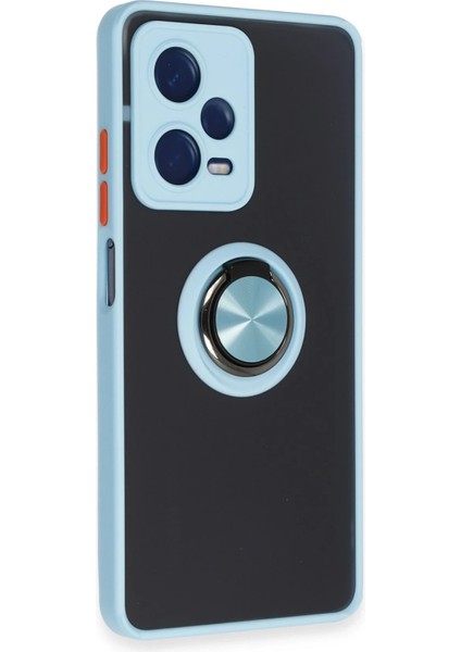 Redmi Note 12 5g Kılıf Yüzüklü ve Transparan Buğulu Şık Frosta Premium Silikon Kapak fiyatları