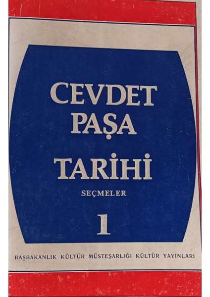 Cevdet Paşa Tarihi Seçmeler 2 Cilt Takım Ahmet Cevdet Paşa (2.el Kitaptır)