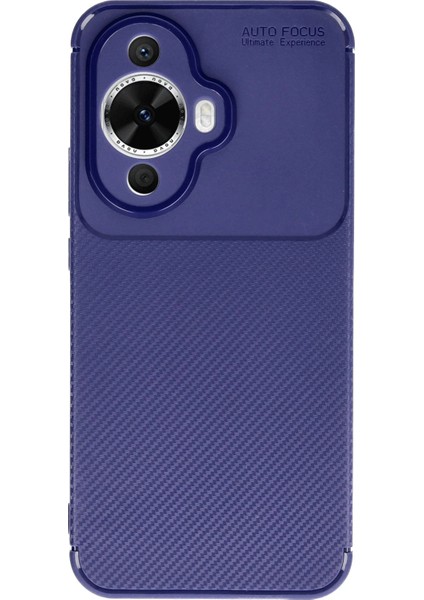 Huawei Nova 12S Kılıf Esnek Karbon Desenli Şık Premium Silikon Kapak Ryc/a.f.karbon