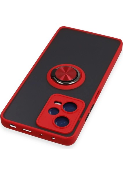 Redmi Note 12 5g Kılıf Yüzüklü ve Transparan Buğulu Şık Frosta Premium Silikon Kapak fırsatları