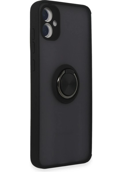 Samsung Galaxy A05 Kılıf Yüzüklü ve Transparan Buğulu Şık Frosta Premium Silikon Kapak fiyatları