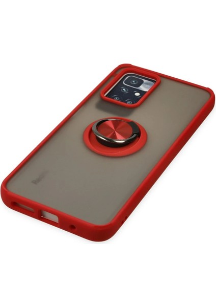Redmi 10 2022 Kılıf Arkası Buz Tasarımlı ve Yüzüklü Kenarları Renkli Şık Montreal Yüzüklü Silikon Kapak indirimleri