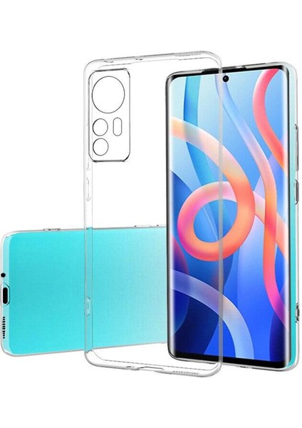 Xiaomi Mi 12 Kılıf Şeffaf Esnek Yapılı Premium Silikon Kapak Ryc/azun Şeffaf