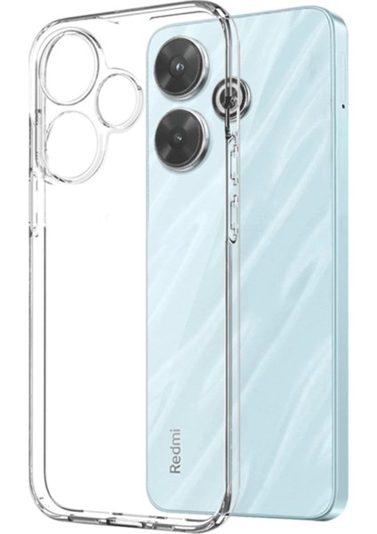 Redmi 13 4g Kılıf Şeffaf Esnek Yapılı Premium Silikon Kapak Ryc/azun Şeffaf