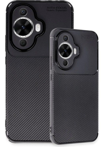 Huawei Nova 12S Kılıf Karbon Desenli Şık Darkon Premium Silikon Kapak modelleri
