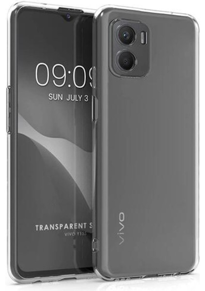 Vivo Y15S Kılıf Esnek Şeffaf Clearflex Premium Silikon Kılıf
