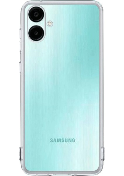 Samsung Galaxy A06 Kılıf Şeffaf Esnek Yapılı Premium Silikon Kapak Ryc/azun Şeffaf