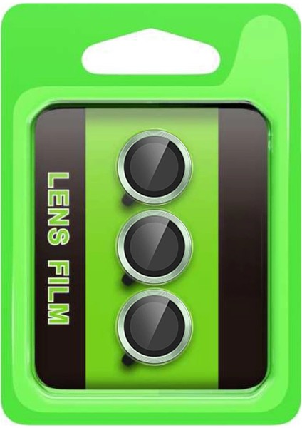 Samsung Galaxy S25 Fe Raze Metal Kamera Lens - Yeşil