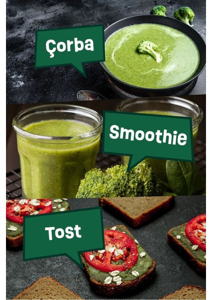 Sarımsak Tozu - Brokoli Tozu - Garlic Powder - Broccoli Powder - Vegetables Powder - 200 gr fırsatları