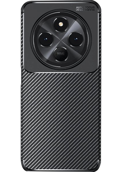 Redmi 14C Kılıf Esnek Karbon Desenli Şık Premium Silikon Kapak Ryc/a.f.karbon