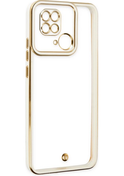 Xiaomi Redmi 10C Kılıf Liva Lens Silikon - Beyaz fırsatları