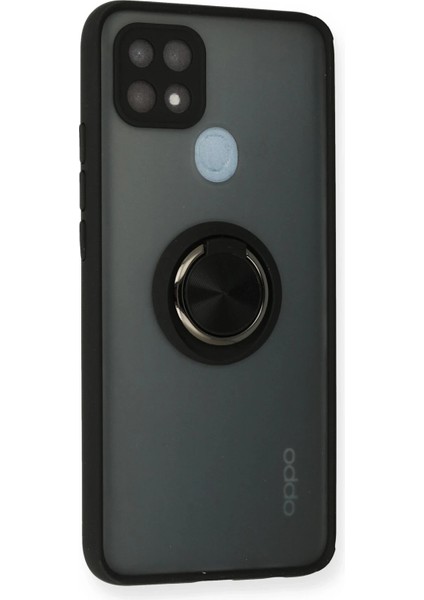 Oppo A15 Kılıf Arkası Buz Tasarımlı ve Yüzüklü Kenarları Renkli Şık Montreal Yüzüklü Silikon Kapak fiyatları