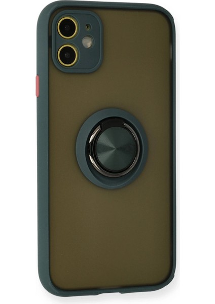 iPhone 11 Kılıf Yüzüklü ve Stant Özellikli Şık Premium Silikon Kapak Ryc/montreal Yüzüklü fiyatları