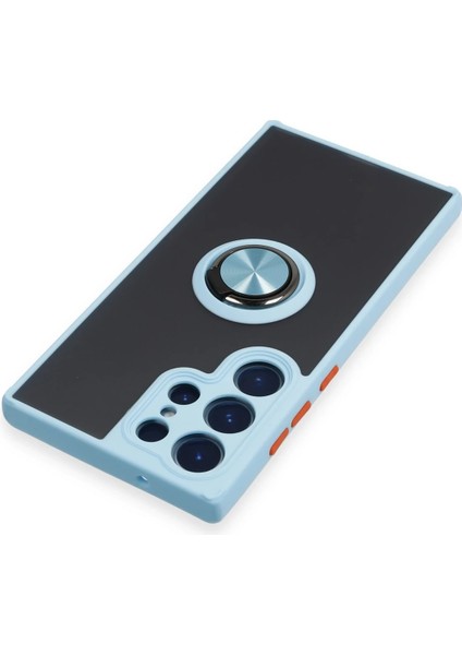 Samsung Galaxy S23 Ultra Kılıf Yüzüklü ve Stant Özellikli Şık Premium Silikon Kapak Ryc/montreal Yüzüklü fırsatları