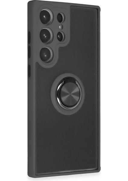 Samsung Galaxy S23 Ultra Kılıf Yüzüklü ve Stant Özellikli Şık Premium Silikon Kapak Ryc/montreal Yüzüklü fiyatları