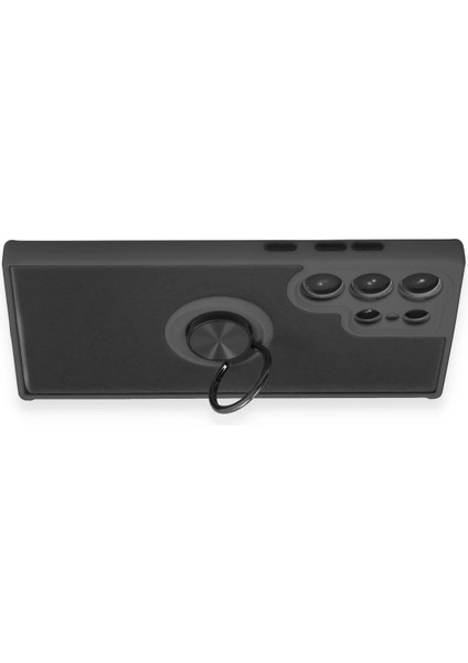 Samsung Galaxy S23 Ultra Kılıf Yüzüklü ve Stant Özellikli Şık Premium Silikon Kapak Ryc/montreal Yüzüklü modelleri