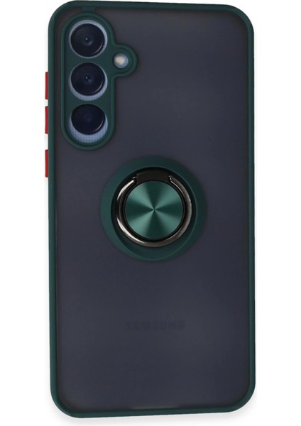 Samsung Galaxy A25 5g Kılıf Yüzüklü ve Stant Özellikli Şık Premium Silikon Kapak Ryc/montreal Yüzüklü