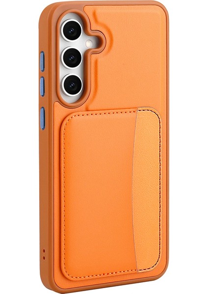 Samsung Galaxy S25 Fe Uyumlu Kartlıklı Kılıf X-Kart Silikon Kapak
