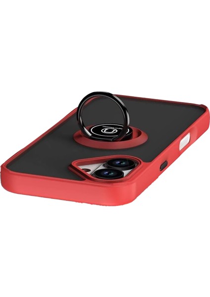 iPhone 17 Kılıf Yüzüklü ve Stant Özellikli Şık Premium Silikon Kapak Ryc/montreal Yüzüklü fırsatları