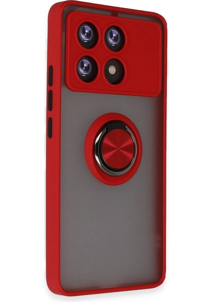 Poco X6 Pro Kılıf Yüzüklü ve Stant Özellikli Şık Premium Silikon Kapak Ryc/montreal Yüzüklü fiyatları