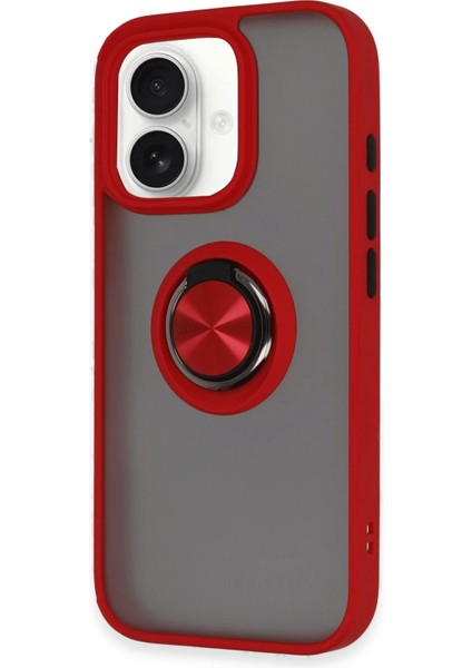 iPhone 16 Kılıf Yüzüklü ve Stant Özellikli Şık Premium Silikon Kapak Ryc/montreal Yüzüklü fiyatları