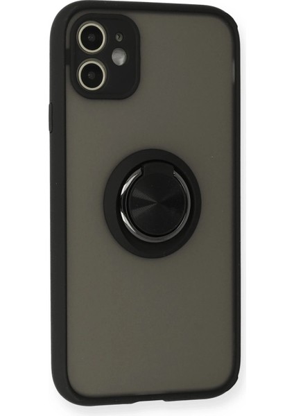 iPhone 11 Kılıf Yüzüklü ve Stant Özellikli Şık Premium Silikon Kapak Ryc/montreal Yüzüklü fiyatları