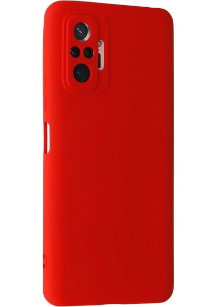 Xiaomi Redmi Note 10 Pro Kılıf Nano Içi Kadife Silikon - Kırmızı fiyatları