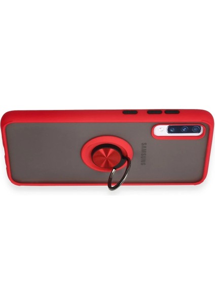 Samsung Galaxy A70 Kılıf Yüzüklü ve Transparan Buğulu Şık Frosta Premium Silikon Kapak fırsatları