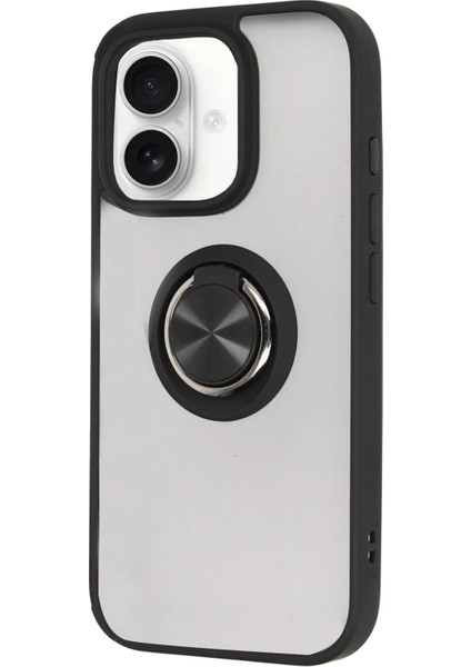 iPhone 16 Kılıf Yüzüklü ve Stant Özellikli Şık Premium Silikon Kapak Ryc/montreal Yüzüklü fiyatları