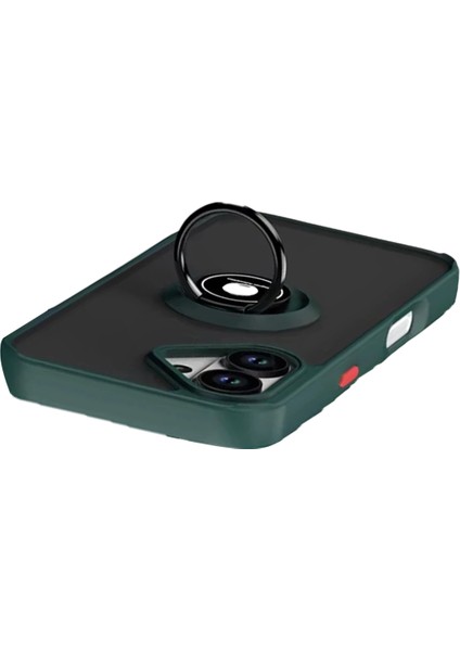 iPhone 17 Kılıf Yüzüklü ve Stant Özellikli Şık Premium Silikon Kapak Ryc/montreal Yüzüklü fırsatları