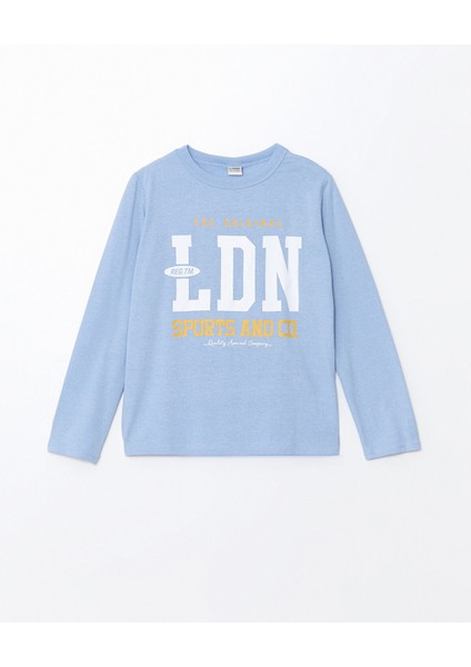 Yeni Sezon Bisiklet Yaka Baskılı Uzun Kollu Erkek Çocuk Tişört modelleri