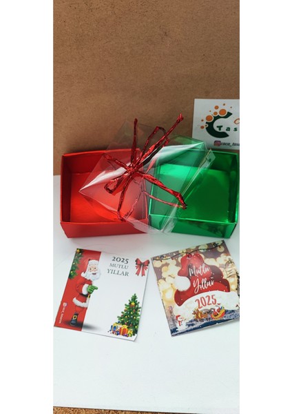 Yılbaşı Temalı Ahşap Anahtarlık ve Süs Seti, 5'li, Noel Hediyesi modelleri