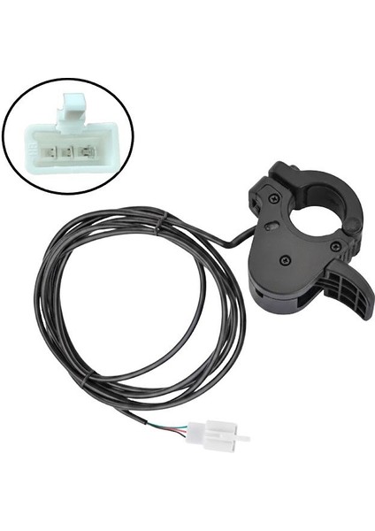 / Skyjet-Nıtro Uyumlu Elektrikli Bisiklet Güç & Gaz Kolu – 300X, 3-Pin, 190 cm Kablo