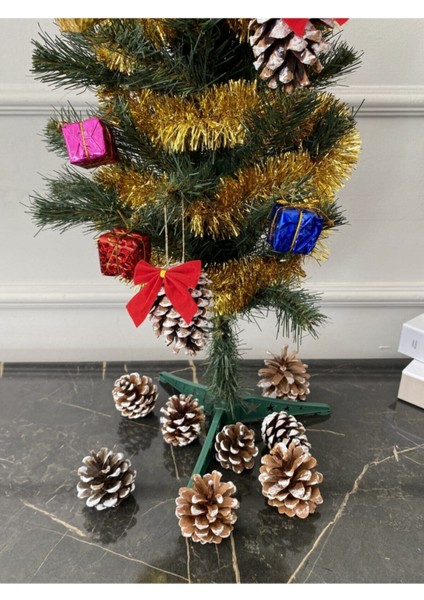 90 cm Süslemeli Yılbaşı Çam Ağacı ve Dekorasyon Seti, Şık ve Renkli Yeni Yıl Süsleri fırsatları