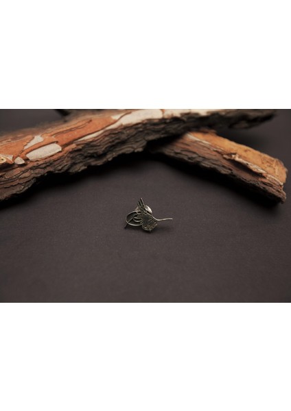 Turalı Rozet Antik Gümüş