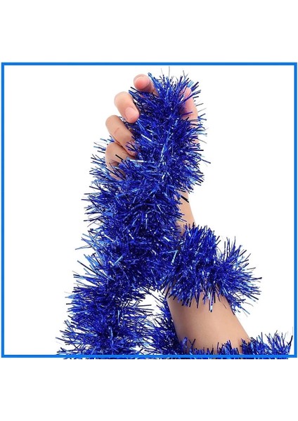 Parti Için Sim Süs 2 Metre Uzunluk 8 cm Genişlik Mavi Renk Ithal fiyatları