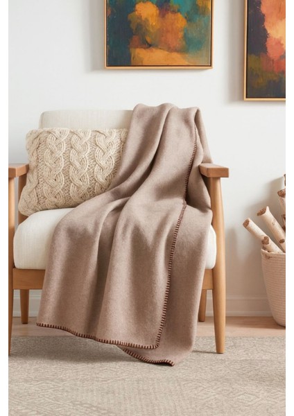 Ultra Soft Çoban Dikişli Polar Tv / Koltuk Battaniyesi 120X160CM