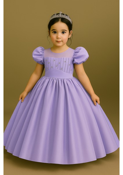 Kız Çocuk Prenses Abiye Elbise – Özel Gün ve Parti Kıyafeti