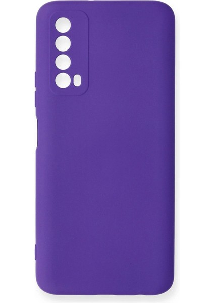 CPT05 Huawei P Smart 2021 Kılıf Nano Içi Kadife Silikon - Mor