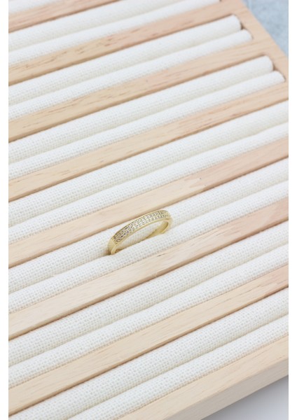 Stil Incisi/xupıng Jewelry Yarım Tamtur Zirkon Taşlı Yüzük fiyatları