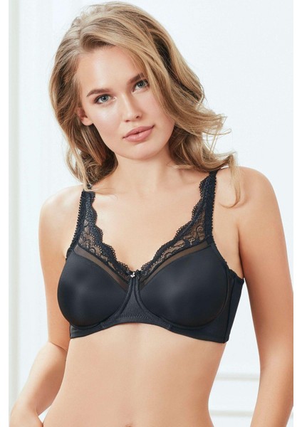 - Balenli Desteksiz Dolgusuz Toparlayıcı Dantelli Küçültücü Sütyen