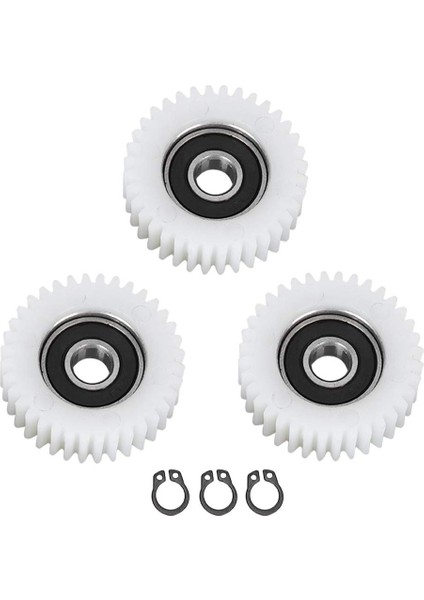 36T E-Bike Motor Dişlisi – 38 mm Çap, EN12 (10 Mm) 3’lü Plastik Dişli Seti – Elektrikli Bisiklet Uyumlu