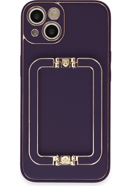 Iphone 14 Kılıf Coco Elit Kapak - Derin Mor