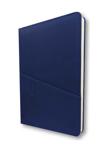 2026 Yılı 17*24 Günlük Ajanda 3 Adet Siyah Kırmızı Mavi Deri Kapak Cepli modelleri