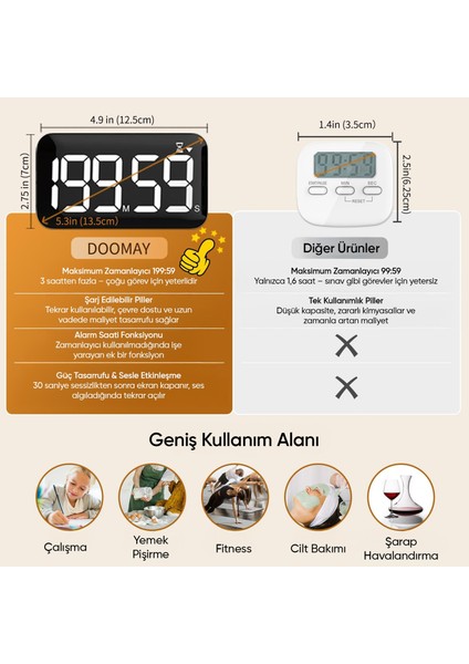 Sınav Saati 2026 Türkiye deneme sınavlarına uygun olarak tasarlanan öğrenci saati LGS AYT TYT modelleri