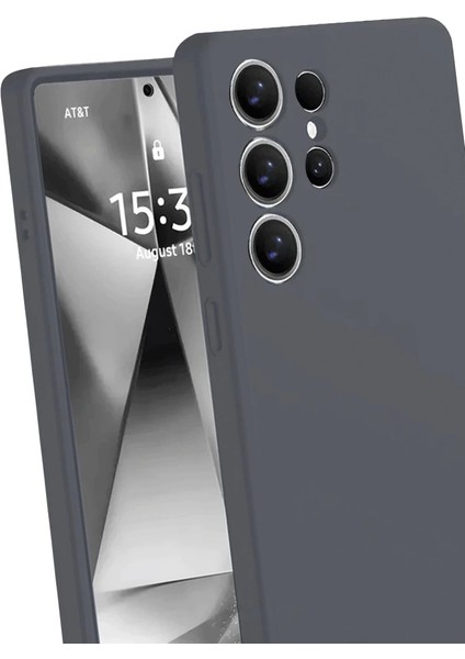 Samsung Galaxy S25 Ultra Kılıf Nano Içi Kadife Silikon - Gri fiyatları