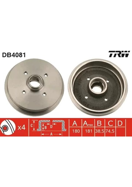 Audi 80 Fren Kampanası Poryalı 1980-1986