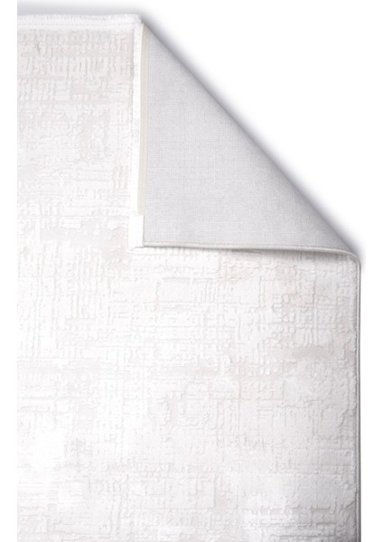 Enti Akik 8610 Krem Halı Kilim Salon Mutfak Kesme Yolluk Dokuma