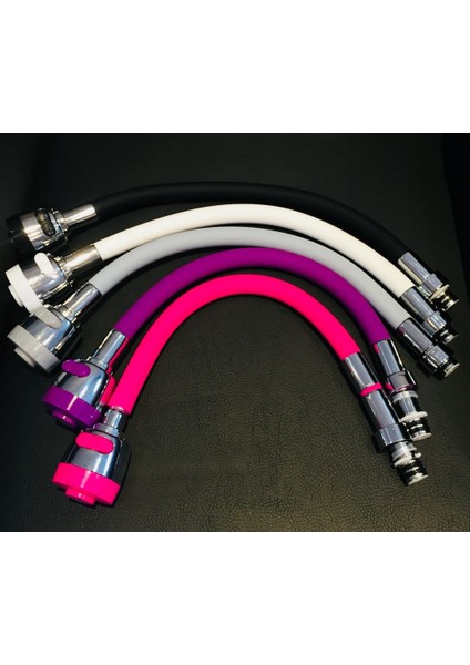 Renkli Silikonlu Oynar Başlıklı 2 Fonksiyonlu Spiral Musluk Başlığı fiyatları
